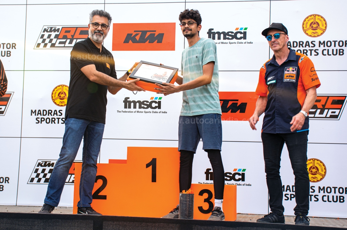 KTM RC 390 price, media race, track riding experience.